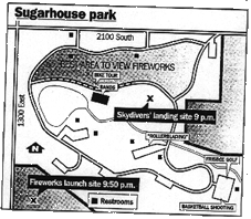 Map of Sugerhouse Park