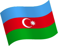 Azerbaijan Flag