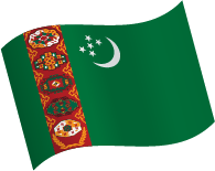 Turkmenistan Flag