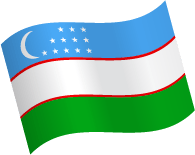 Uzbekistan Flag