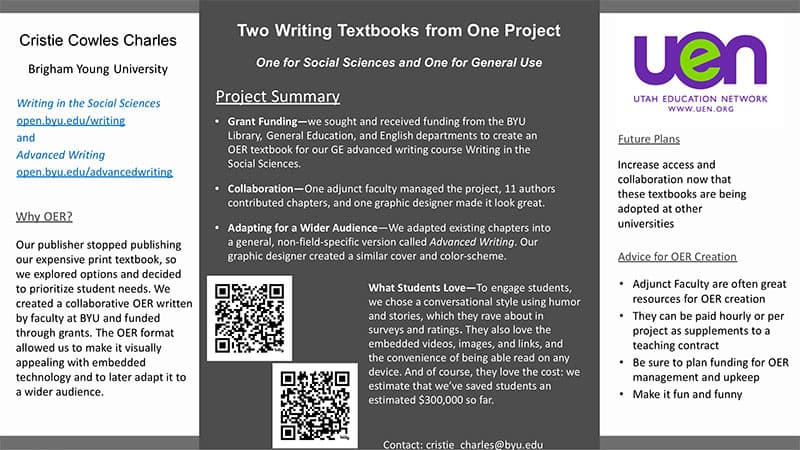 Two Writing Textbooks from One Project