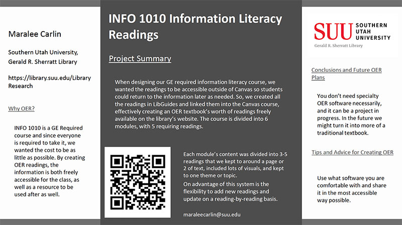 INFO 1010 Information Literacy Reading